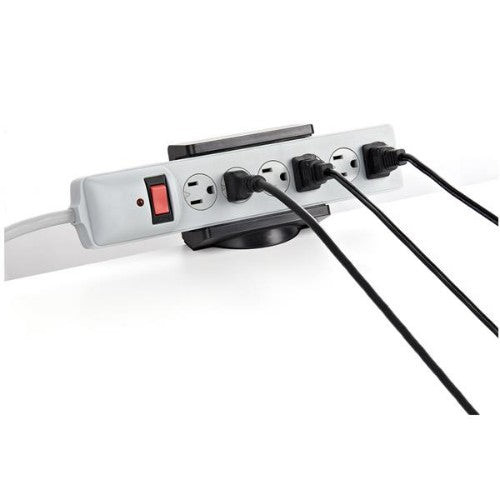StarTech.com Universal Power Strip Desk Mount - Adjustable - Table Clamp Power Strip Holder