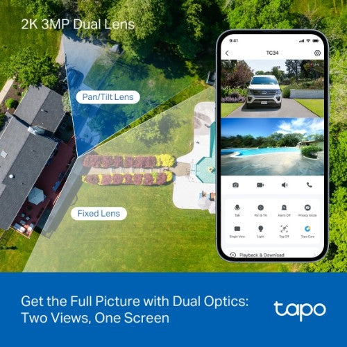 TP-Link TC34 security camera Bullet IP security camera Indoor & outdoor 2304 x 1296 pixels Ceiling/Wall/Pole
