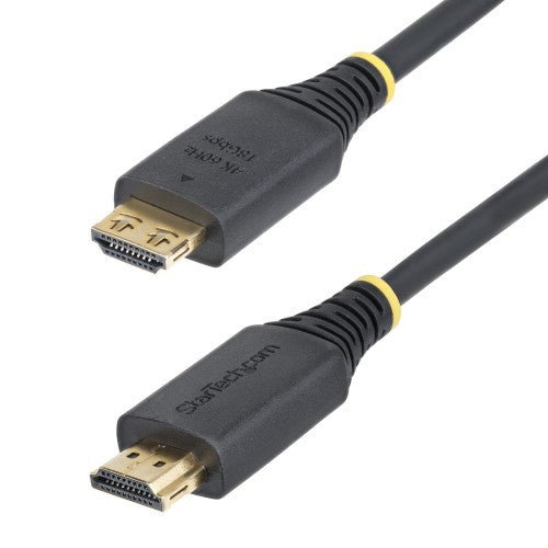 StarTech.com 3ft (91cm) High Speed HDMI Cable with Gripping Connectors, 4K 60Hz/1440p 144Hz, HDR10/HDCP 2.2/ARC, 18Gbps, UHD HDMI Cord for TV/Monitor/Display, TPE Jacket