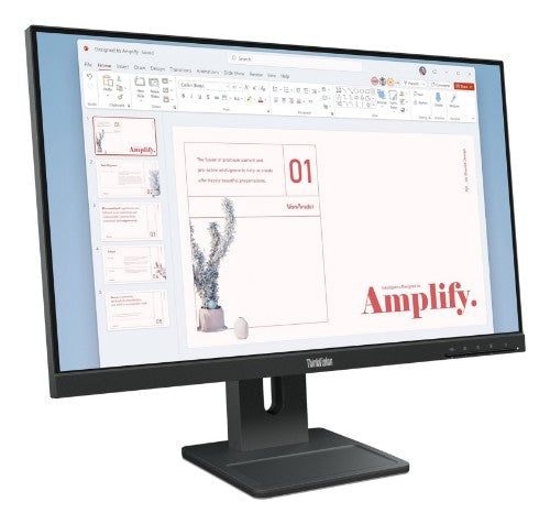Lenovo ThinkVision E24-40 computer monitor 60.5 cm (23.8") 1920 x 1080 pixels Full HD LCD Black