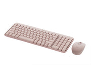 Logitech MK250 Compact Bluetooth Wireless Combo keyboard Mouse included Universal RF Wireless + Bluetooth QWERTY US English Rose