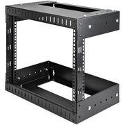 StarTech.com 2-Post 8U Heavy-Duty Wall Mount Network Rack, 19" Open Frame Server Rack with Adjustable Depth, Wall Mount Data Rack for IT / AV / Patch Panel / Computer Equipment - Cage Nuts and Screws Included