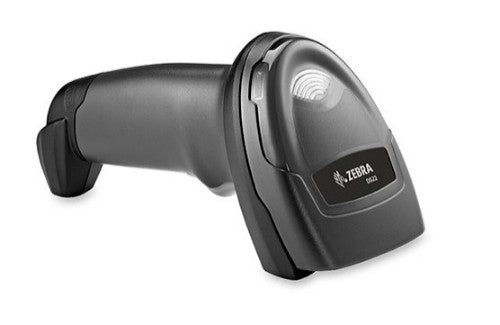 Zebra DS2208, SR, 1D/2D, 645nm, Roll 0-360°, Skew ± 65°, Pitch ± 65°, IP42, 161.6g, Black, Wired, USB/RS-232/RS-485/Keyboard Wedge