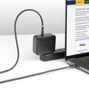 StarTech.com 10ft (3m) USB-C Charging Cable, Charge & Sync, 240W (5A) PD EPR, USB 2.0 Laptop Charger Cable, USB-IF Certified, TPE Jacket - Black USB C Charging Cord