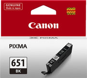 CANON CLI651BK INKJET CARTRIDGE BLACK