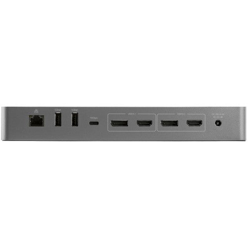 StarTech.com USB C Docking Station for Macbook Pro/Air-M1/M2/M3/M4, Thunderbolt Compatible, HDMI/DisplayPort, Dual 4K 60Hz/Single 8K, USB Type-C Laptop Dock, 96W Power Delivery, USB 10Gbps