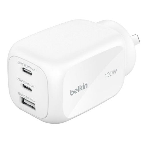 Belkin BoostCharge Pro Laptop, Smartphone, Tablet White AC Fast charging Indoor