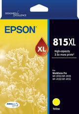 EPSON 815XL YELLOW INK FOR WORKFORCE PRO WF-3920 WF-3925 WF-4930 WF-4935