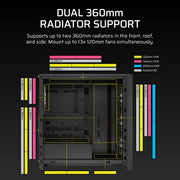 Corsair FRAME 4000D LCD RS ARGB Midi Tower Black