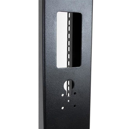 StarTech.com 42U 2-Post Open Frame Server Rack, 19in Rolling IT Rack with 661lb (300kg) Weight Capacity, Space-Saving Floor-Standing Network Rack