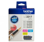 Brother LC33173PK ink cartridge 3 pc(s) Original Cyan, Magenta, Yellow
