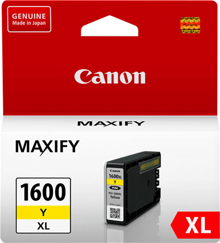 CANON PGI1600XLY INK CARTRIDGE HIGH YIELD YELLOW
