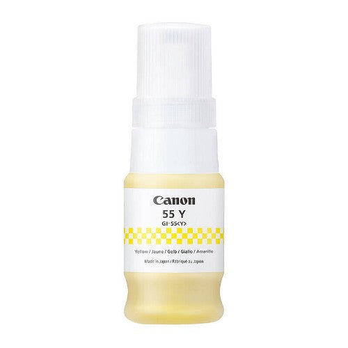 Canon GI-55 YELLOW INK BOTTLE FOR GX1060 / GX2060 - 3K PAGE YIELD