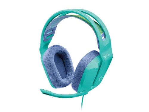 Logitech G 981-001025 headphones/headset Wired Head-band Gaming Mint colour