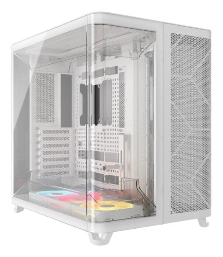 Corsair AIR 5400 LX-R RGB iCUE LINK Midi Tower White