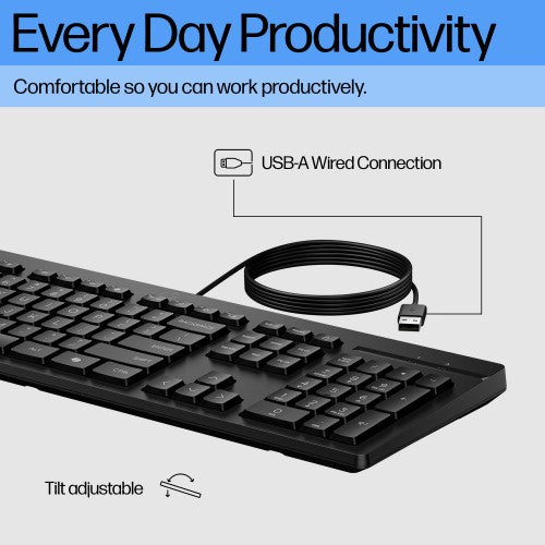 HP 125 Wired Keyboard