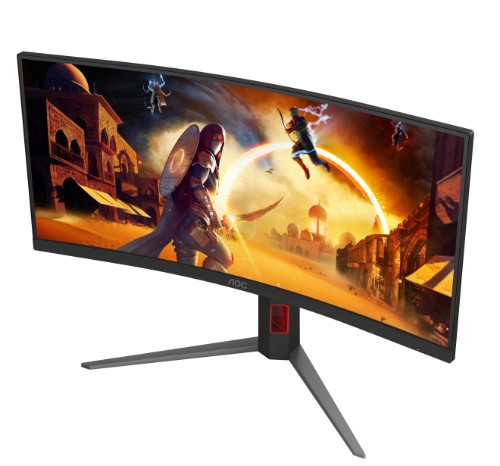 AOC G4 34" VA UWQHD 200Hz computer monitor 86.4 cm (34") 3440 x 1440 pixels UltraWide Quad HD LCD Black, Red