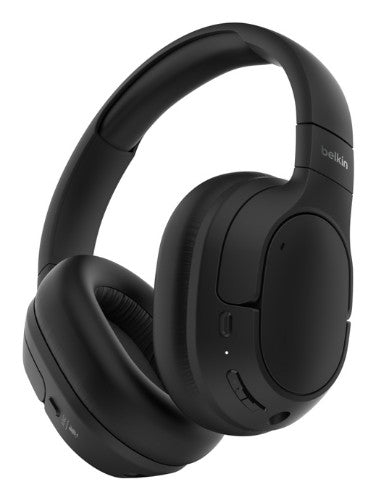 Belkin SoundForm Isolate Headset Wired & Wireless Head-band Calls/Music USB Type-C Bluetooth Black