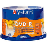 Verbatim 16x DVD-R Media - 4.7GB - Ink Jet Printable 50 pc(s)