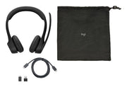 Logitech 981-001447 headphones/headset Wireless Head-band Car/Home office Bluetooth Black