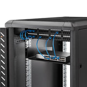 StarTech.com 2U Server Rack Shelf - Universal Rack Mount Cantilever Shelf for 19" Network Equipment Rack & Cabinet - Heavy Duty Steel - Weight Capacity 44lb/20kg - 16" Deep Tray