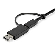 StarTech.com Universal Laptop Docking Station, Hybrid USB-C & USB-A Dock, Dual 4K DP & HDMI, 60W PD, Mac / Windows / Chrome OS, 4x USB 5Gbps Hub, GbE