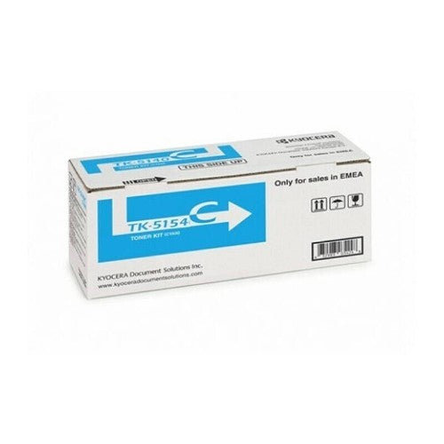 KYOCERA TK-5154C CYAN TONER FOR M6535CIDN/P6035CDN - 10K