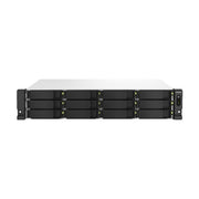 QNAP TS-1264U-RP NAS Rack (2U) Intel® Celeron® 8 GB DDR4 0 TB QNAP QTS Aluminium, Black