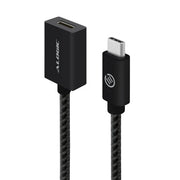 ALOGIC 1m USB 3.1 (Gen 2) USB-C to USB-C Extension Cable - Male to Female - Black - Prime Series