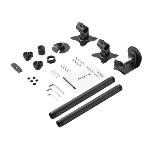 StarTech.com Desk-Mount Dual Monitor Mount, Vertical, Steel - For up to two 27" or 34" Ultrawide (22lb/10kg) VESA Mount Displays