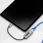 StarTech.com 2.5GbE USB-C to Ethernet Adapter, NBASE-T NIC, USB 3.0 Type-C 2.5/1G Multi Speed Network, Thunderbolt Compatible, Windows & Mac