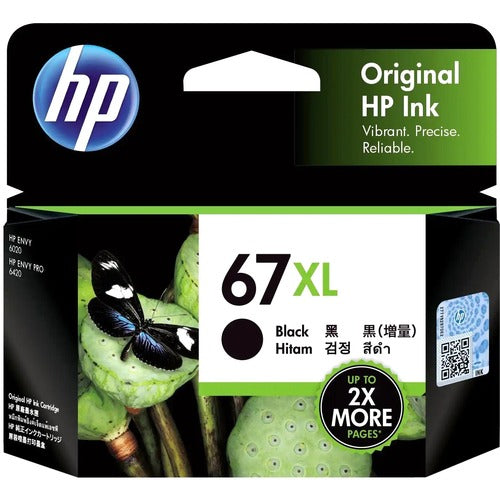 HP #67XL Black Ink 3YM57AA