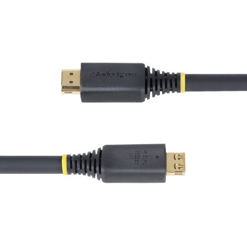 StarTech.com 20ft (6.1m) High Speed HDMI Cable with Gripping Connectors, 4K 60Hz/1440p 144Hz, HDR10/HDCP 2.2/ARC, 18Gbps, UHD HDMI Cord for TV/Monitor/Display, TPE Jacket