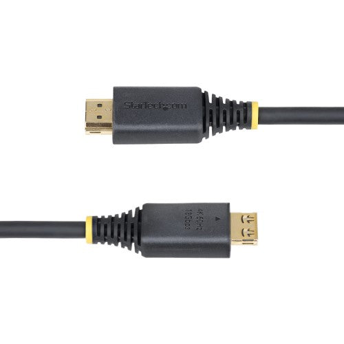 StarTech.com 10ft (3m) High Speed HDMI Cable with Gripping Connectors, 4K 60Hz/1440p 144Hz, HDR10/HDCP 2.2/ARC, 18Gbps, UHD HDMI Cord for TV/Monitor/Display, TPE Jacket