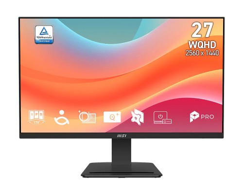 MSI Pro MP273Q E7 computer monitor 68.6 cm (27") 2560 x 1440 pixels Wide Quad HD LCD Black