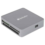 Verbatim USB 2.0 Card Reader / Hub Grey
