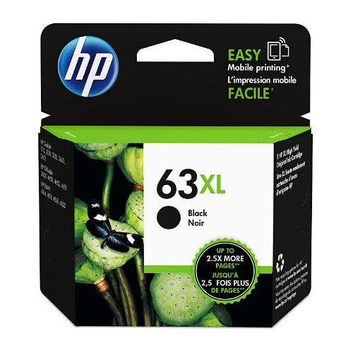 HP 63XL BLACK INK CARTRIDGE HIGH YIELD