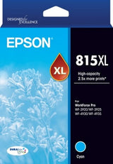 EPSON 815XL CYAN INK FOR WORKFORCE PRO WF-3920 WF-3925 WF-4930 WF-4935