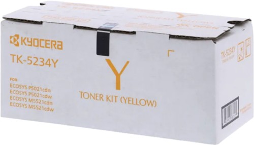 KYOCERA TK-5234Y TONER YELLOW 2.2K FOR M5521CDW / M5521CDN P5021CDW / P5021CDN