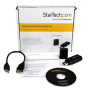 StarTech.com USB Stereo Audio Adapter External Sound Card - TAA