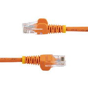 StarTech.com Cat5e Patch Cable with Snagless RJ45 Connectors - 1m, Orange