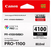 Canon PFI-4100MBK MATTE BLACK INK TANK FOR PRO-1100 80ML