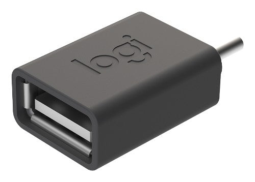 Logitech 956-000029 cable gender changer USB C USB A Black