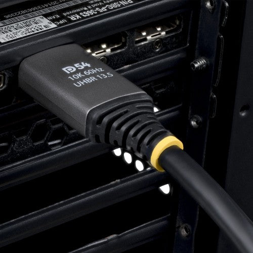 StarTech.com 50cm DisplayPort 2.1 Cable, VESA Certified DP54 DisplayPort Cable, Uncompressed 8K 60Hz, 10K 60Hz/8K 144Hz/4K 240Hz w/DSC 1.2a, DP 2.1 Monitor Cord