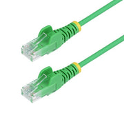 StarTech.com 50cm Green Slim CAT6 Ethernet Cable, Snagless, 100W PoE, UTP, LSZH, 28AWG Pure Bare Copper Wire, Slim RJ45 Network Patch Cord w/Strain Reliefs, Individually Tested