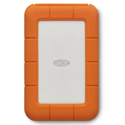 LaCie Rugged USB-C external hard drive 5 TB Grey, Yellow