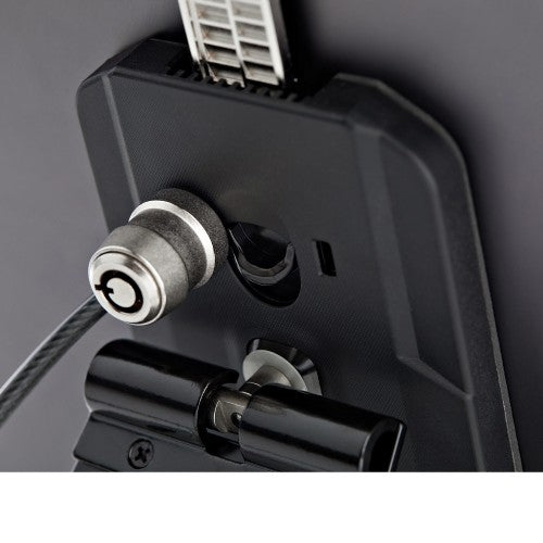 StarTech.com Secure Tablet Stand w/ K-Slot Cable Lock - Locking Tablet Holder for 7.9"-13" Tablets - Universal Adjustable Tablet Mount for Desk/Surface - Lockable Anti-Theft Security Mount - TAA