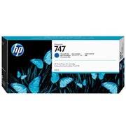 HP 747 300-ml Chromatic Blue DesignJet Ink Cartridge