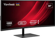 Viewsonic VG3419C-2 computer monitor 86.4 cm (34") 3440 x 1440 pixels UltraWide Quad HD LED Black