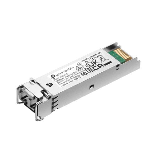 TP-Link Omada Gigabit SFP Module, Single-mode, MiniGBIC, LC Interface, Up to 10km Distance